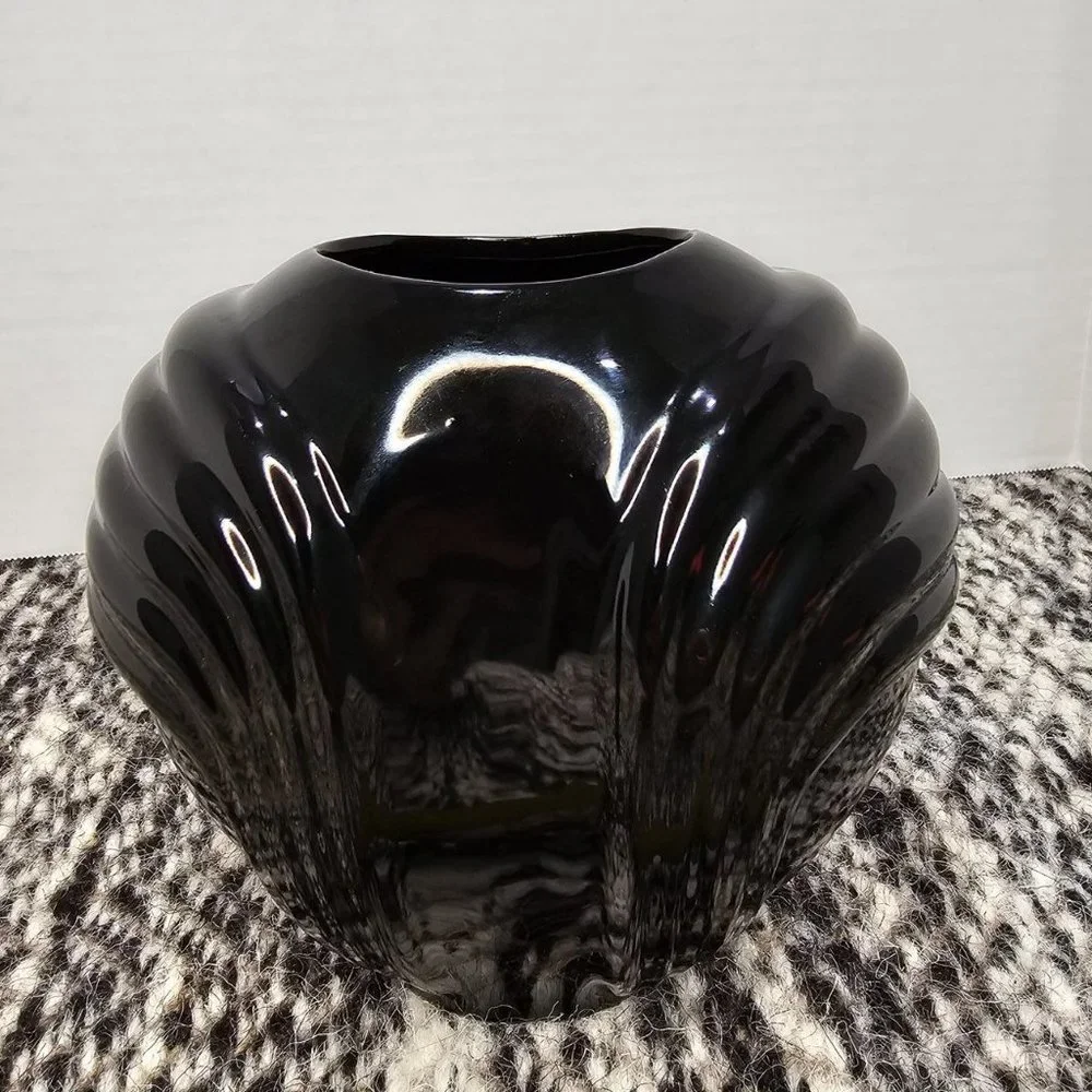 Vintage Frankel 1980's Art Deco Ceramic Vase‎